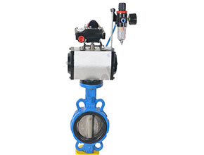Wafer pneumatic butterfly valve